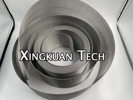 Stainless Steel High Strength  Filter Mesh Belt Reverse Dutch Weave