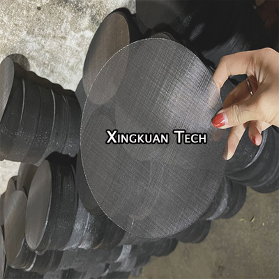 Plain Steel Iron Filter Wire Mesh Screen Discs For Plastic Extrusion