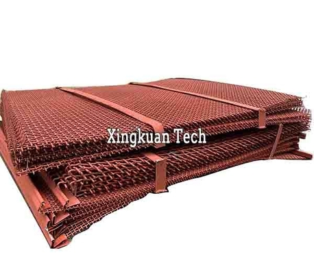 High Carbon Steel Corrugated Mesh Screen For Crushing And Screening Equipment
