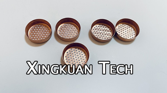 Round Hole Dryer Filter Screen Diameter 19mm Copper Plated