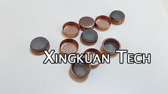 Round Hole Dryer Filter Screen Diameter 19mm Copper Plated