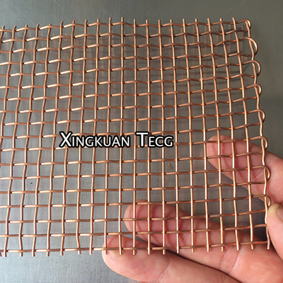 6 Mesh 0.4mm 0.5mm 0.6mm 0.7mm 99.9% Copper Wire Mesh Dense Screen