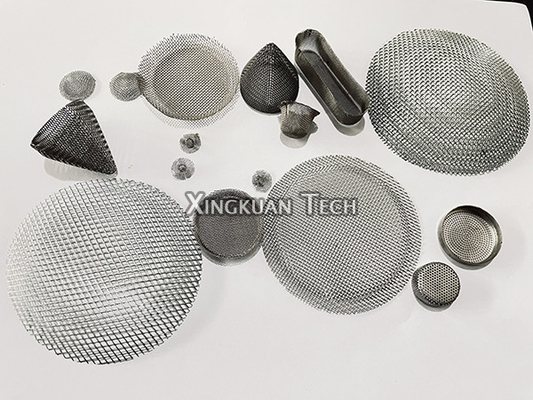 Customerized Wire Mesh Filter Screen Stainless Steel Brass Material In Bowl Cap Shape