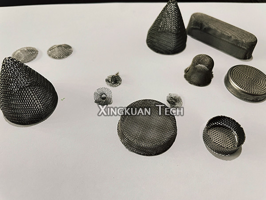 Customerized Wire Mesh Filter Screen Stainless Steel Brass Material In Bowl Cap Shape