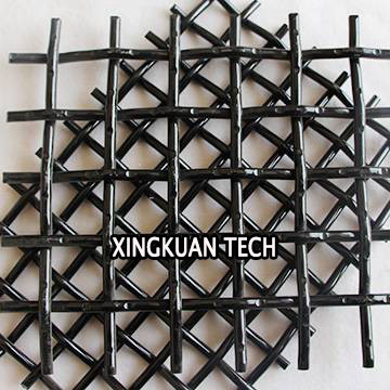 Lock crimp Woven wire screen for mining quarry aggregate sifting
