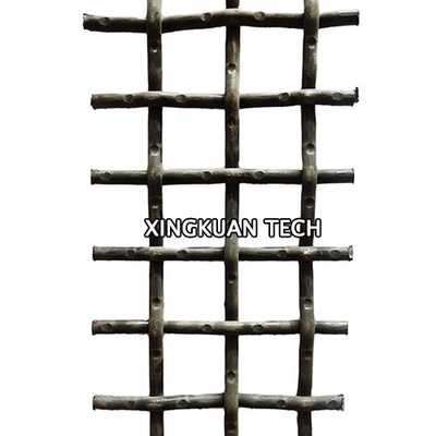 Lock crimp Woven wire screen for mining quarry aggregate sifting