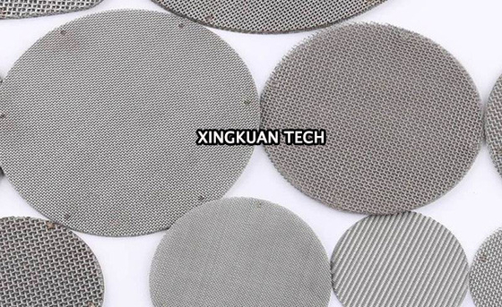 Multilayers Spot Welded Extruder Wire Mesh Filter Screen 2 3 4 5 Layers