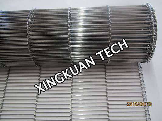 Flat Flex Conveyor Belt Wire Mesh For Pizza Oven Or Frying Food