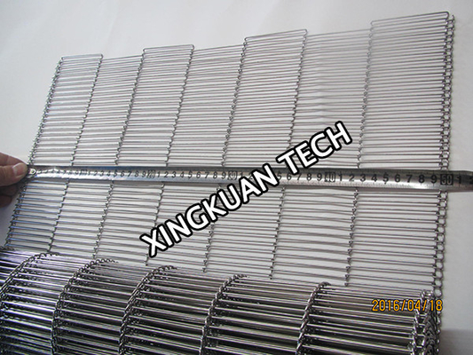 Flat Flex Conveyor Belt Wire Mesh For Pizza Oven Or Frying Food