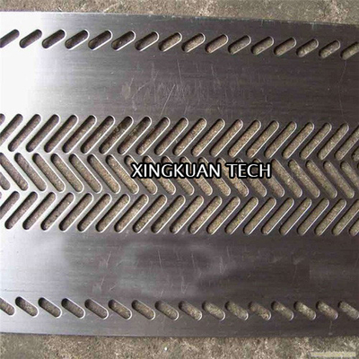 Slotted Oblong Hole Perforated Wire Mesh Sheet For Wine And Food Industries