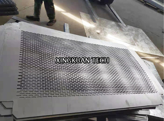 Slotted Oblong Hole Perforated Wire Mesh Sheet For Wine And Food Industries