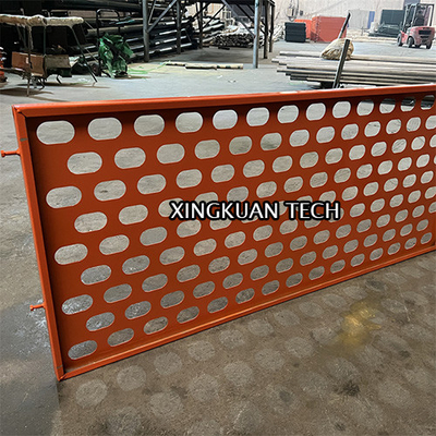 Slot Oval Oblong Hole Perforated Sheet Mesh PVC color coat for ceiling
