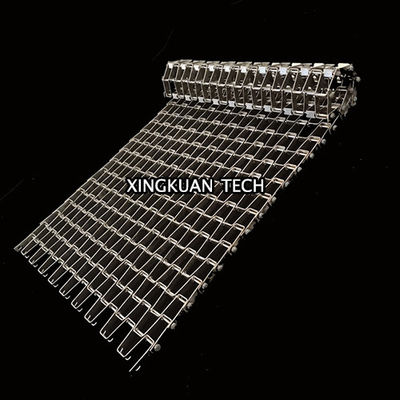 Corrente em ferradura Flex Conveyor Belt liso para a limpeza e a secagem de cozimento