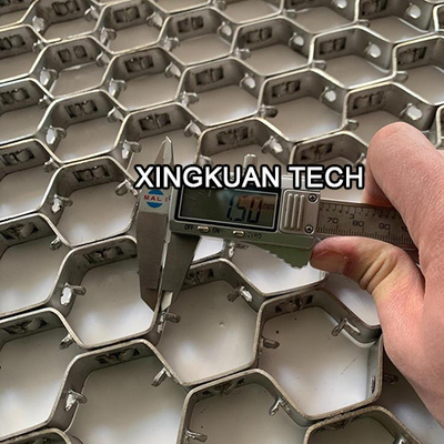 L tipo sextavado encanta o metal engrena 1.5×20mm×45mm para o forro refratário