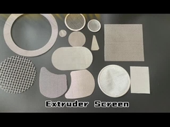 Plástico de aço inoxidável do derretimento de Mesh Filter Foreign Particles From da tela da extrusora